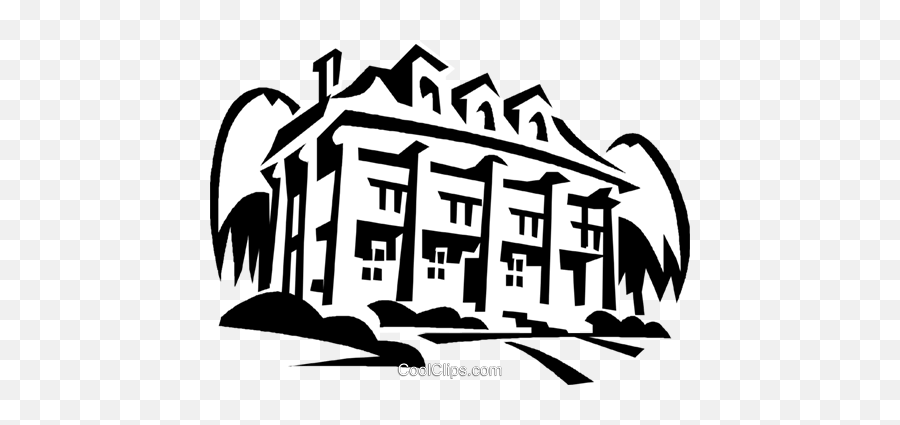 Mount Vernon Home Of Washington Royalty Free Vector Clip - Mount Vernon Line Art Emoji,George Washington Clipart