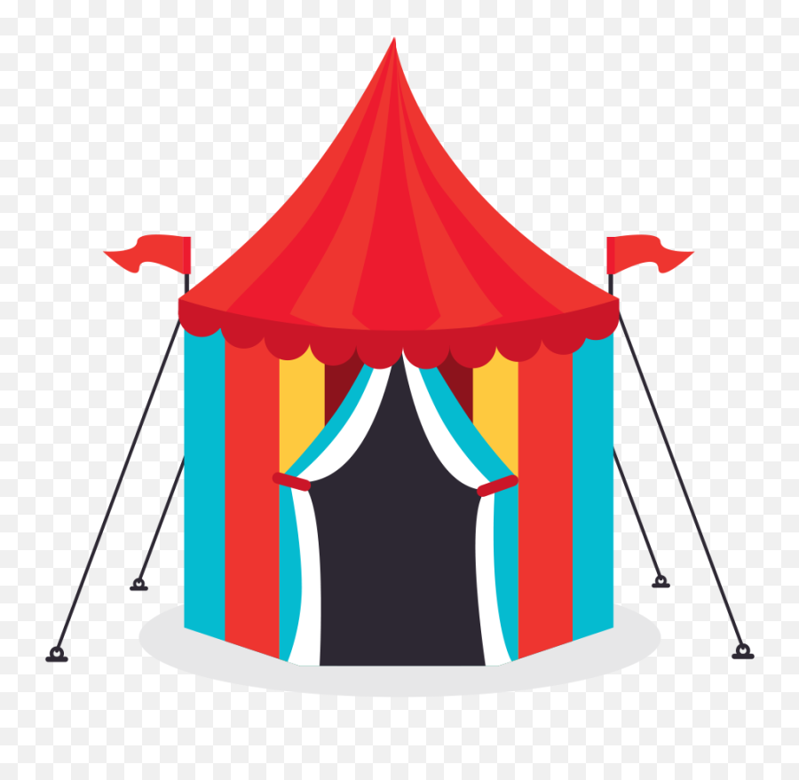 Download Hd Tent Graphic Desktop - Carnival Tent Clipart Emoji,Carnival Clipart