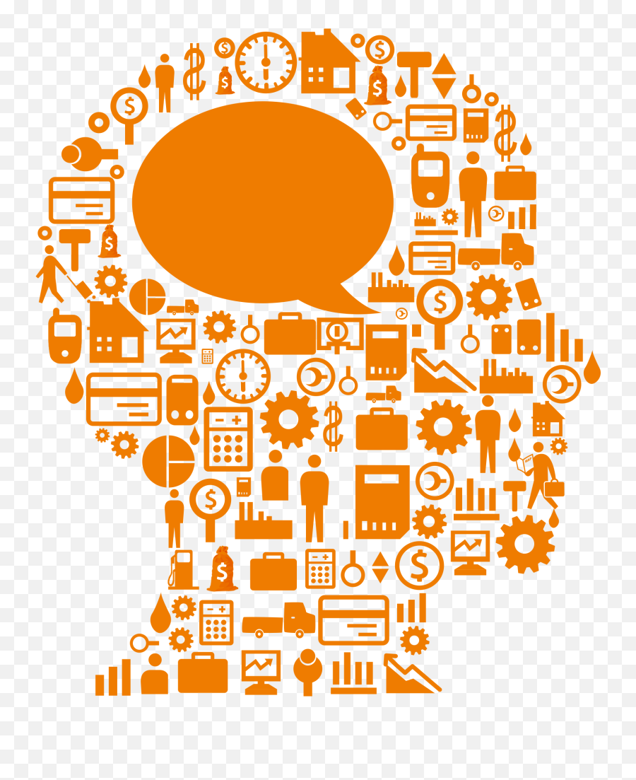 Hq Png Image - Orange Marketing Icon Png Emoji,Group Icon Png