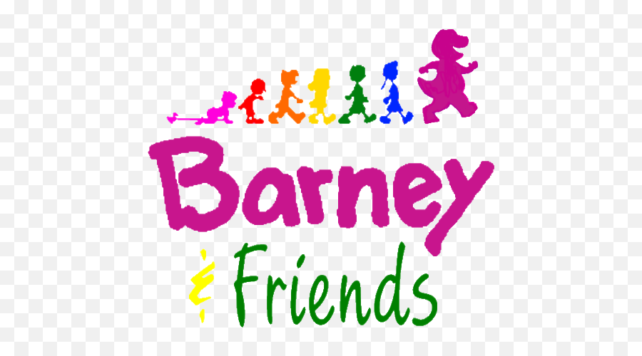 Logo - Barney Logo Emoji,Friends Logo