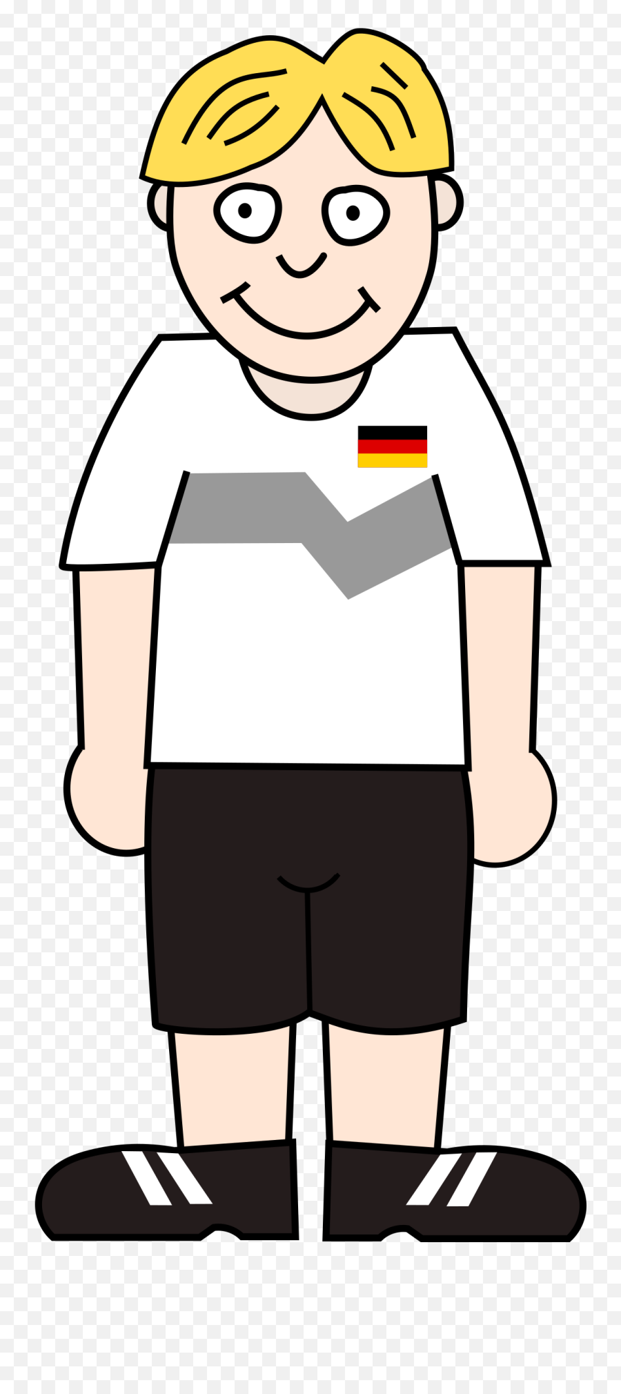 Germany Clipart Big - Soccer Player Clipart Emoji,Soccer Player Clipart
