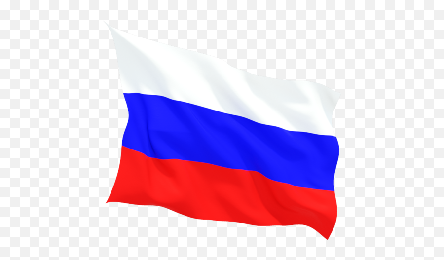 Russia Flag Png Transparent Images - Russia Waving Flag Png Emoji,White Flag Png