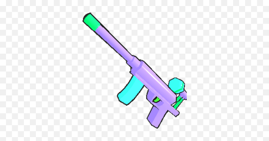 Toon Gun - Paintball Gun Barrel Emoji,Gun Png