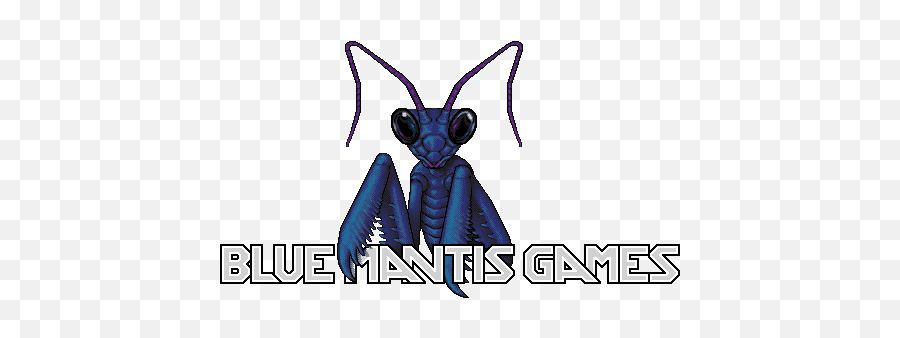Blue Mantis Games Logo Pixeljoint - Language Emoji,Mantis Logo