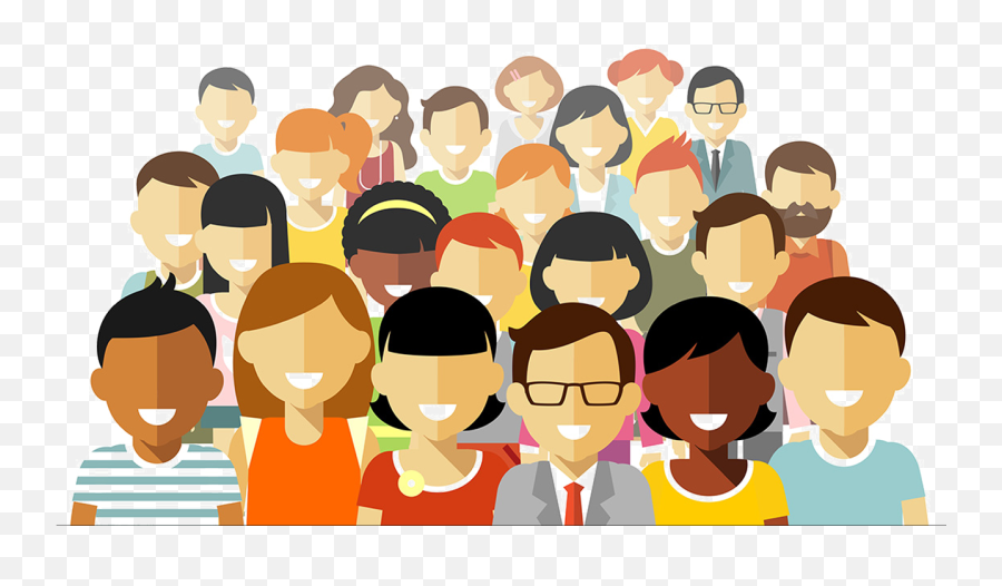 Community Transparent Clipart - Vector Group Of People Png Emoji,Community Clipart
