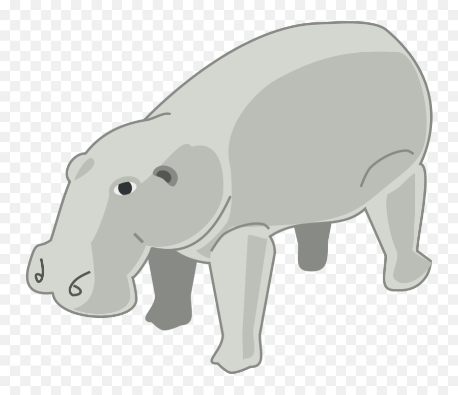 Free Clip Art Emoji,Hippopotamus Clipart