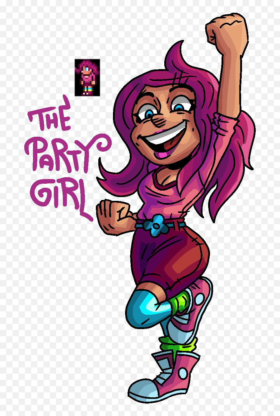 The Party Girl Is Just Here With All Emoji,Party Girl Png