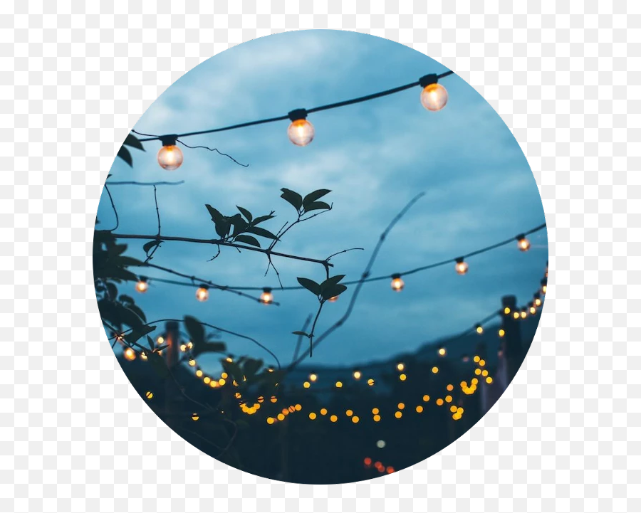Light Bulbs Blue Sky Icon Profile Pic Circle Sticker Emoji,Circle Instagram Png