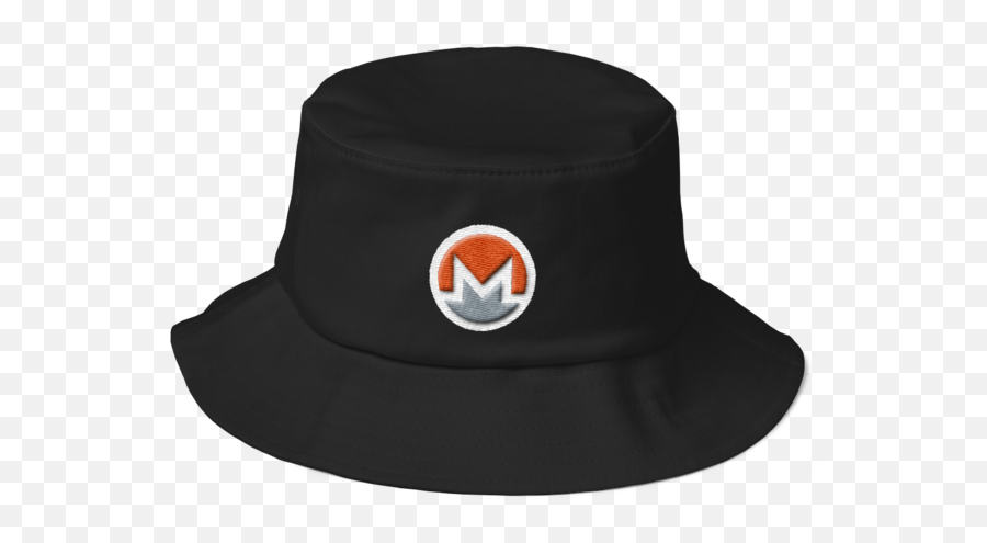 Monero Fishermanu0027s Bucket Hat Logo On White Emoji,Fishing Logo Hats