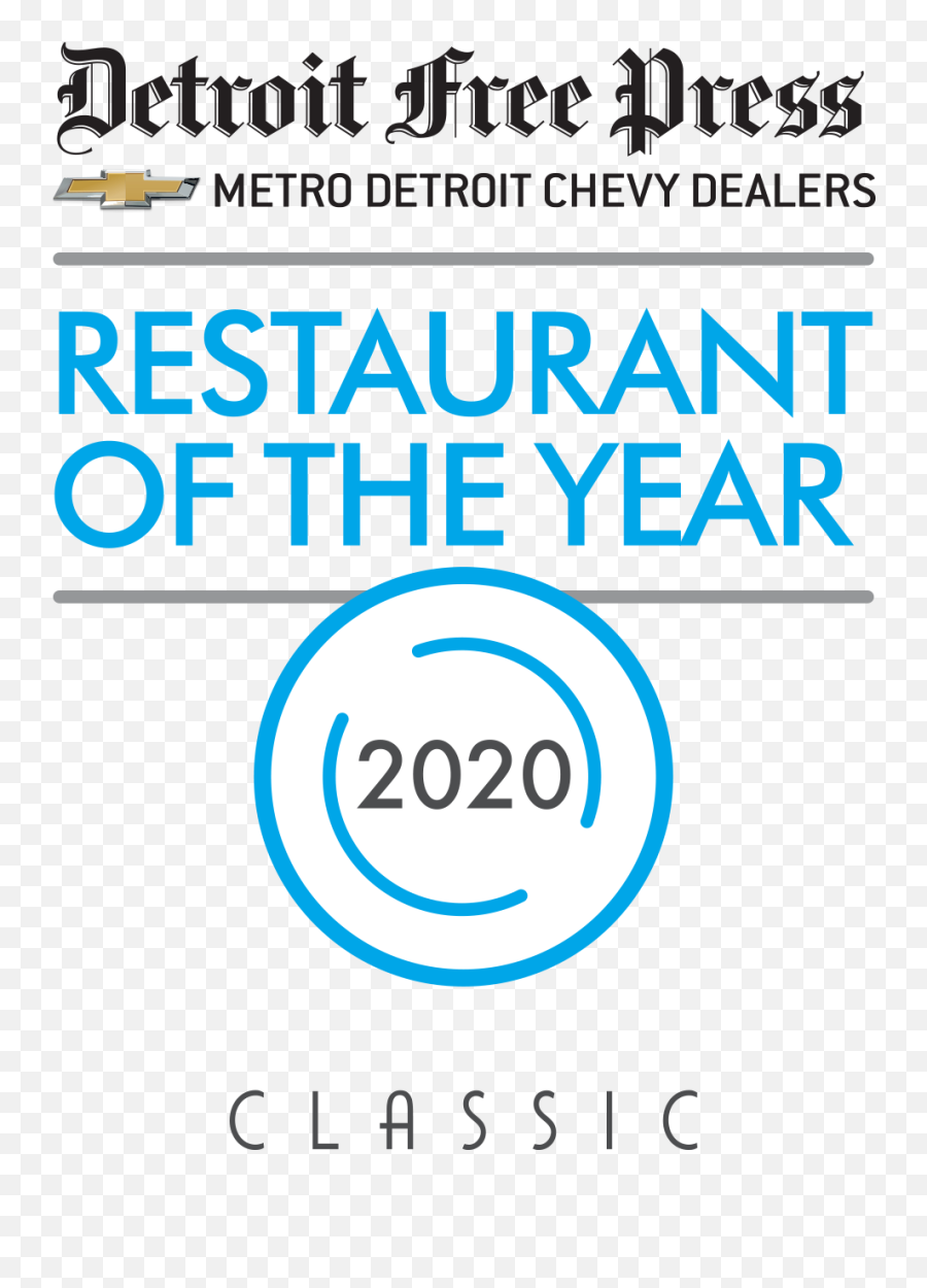 Detroit Free Press Restaurant Of The Year 2000 - 2019 Emoji,Metro Diner Logo