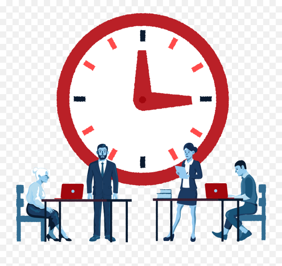 Time - Management Clipart Illustration In Png Svg Emoji,Clock Hands Clipart