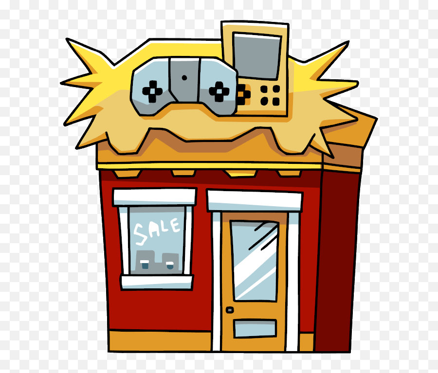 Video Game Store - Video Game Store Cartoon Transparent Game Store Png Emoji,Video Game Clipart