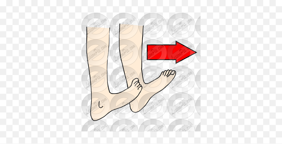 Heel Walk Forward Picture For Classroom Therapy Use - Ankle Emoji,Walk Clipart