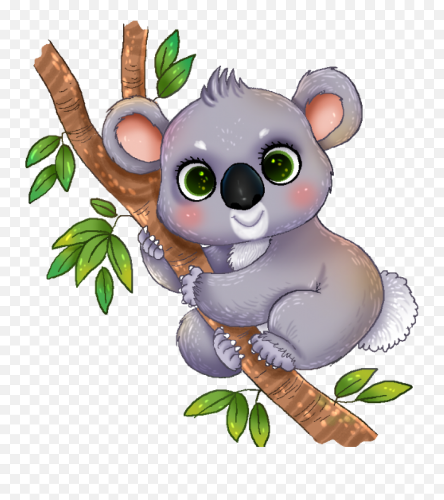 Free Koala Cliparts Download Free Clip - Koala Cartoon Png Emoji,Koala Clipart