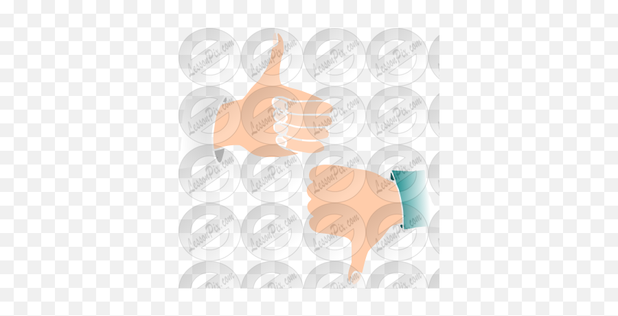 Thumbs Up Thumbs Down Stencil For - Sign Language Emoji,Thumbs Down Clipart
