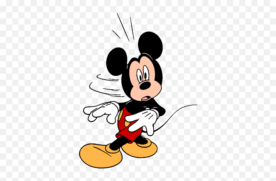 Mickey Mouse Animated Clip Art - Surprised Mickey Mouse Clipart Emoji,Mickey Clipart