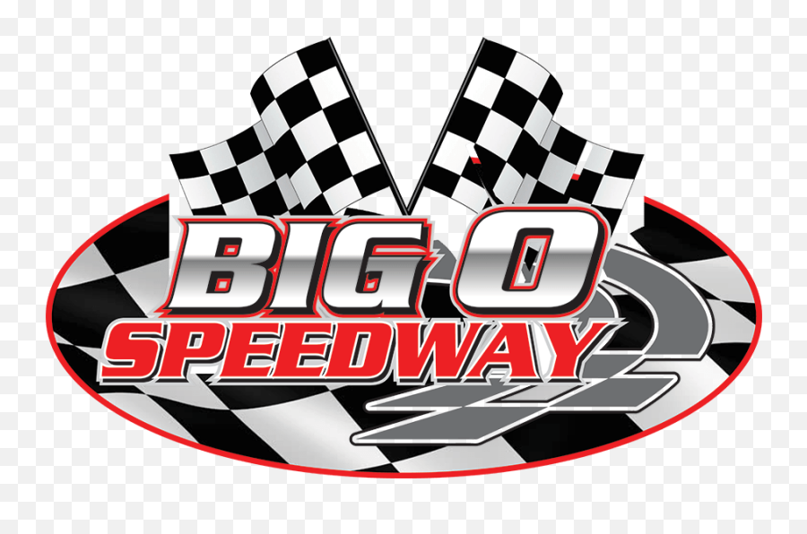 Big O Speedway Located In Ennis Tx - Transparent Checkered Flag Clip Art Emoji,Speedway Logo