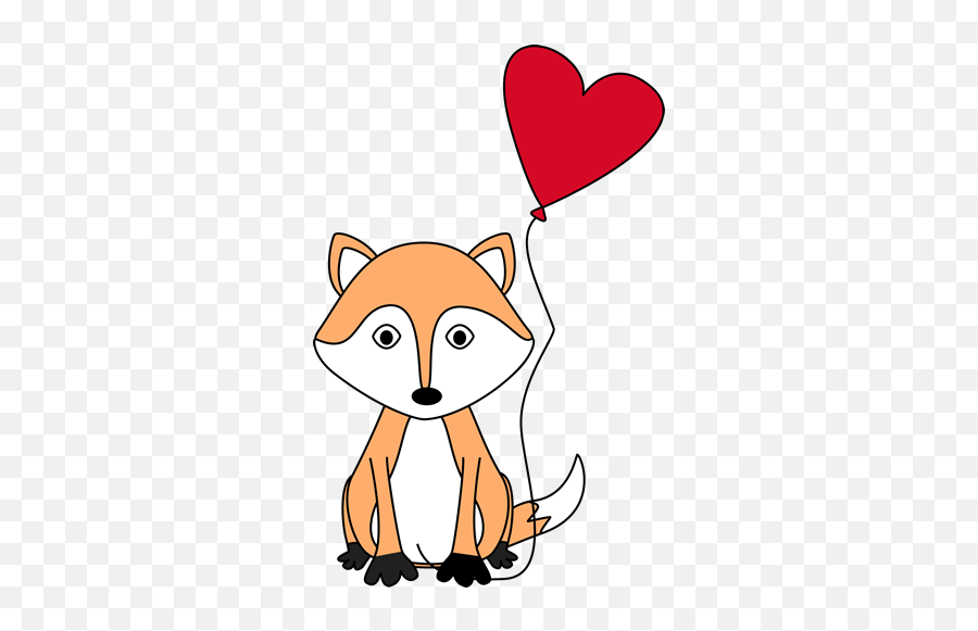 Download Cute Fox Clipart Clipart Panda - Valentines Day Clipart Fox Emoji,Fox Clipart