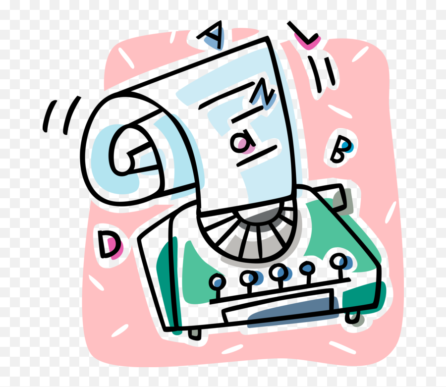 Typewriter Machine For Writing - Telephone Emoji,Typewriter Clipart