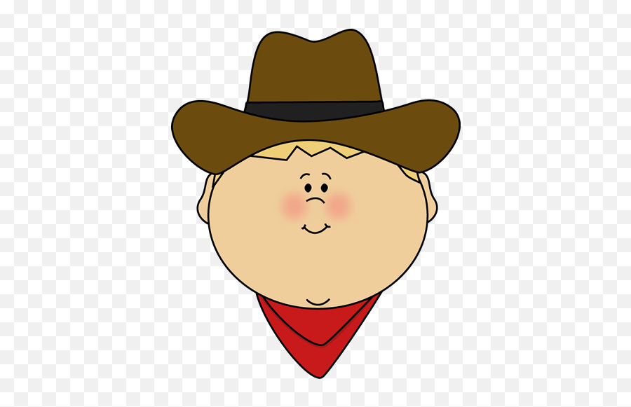 Cowboy Face Clip Art - Clip Art Cute Cowboy Emoji,Cowboy Hat Clipart