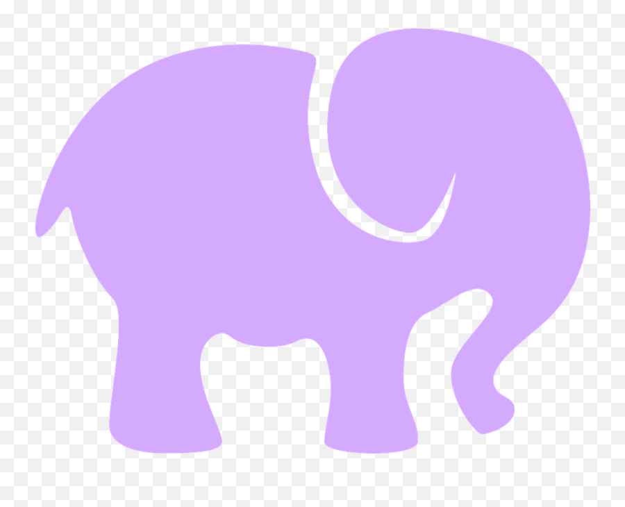 Elefante Png - Cartoon Outline Elephant Silhouette Emoji,Elephant Transparent Background