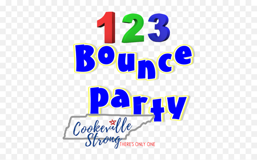 123 Bounce Party Cookeville Tn Bounce - Dot Emoji,Bounce House Logo