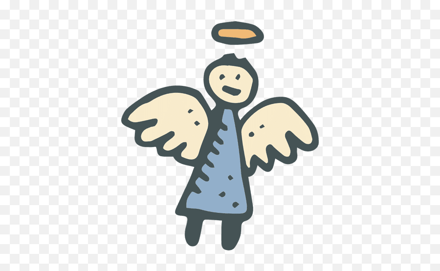 Angel Hand Drawn Cartoon Icon 24 - Transparent Angel Icon Png Emoji,Angel Png