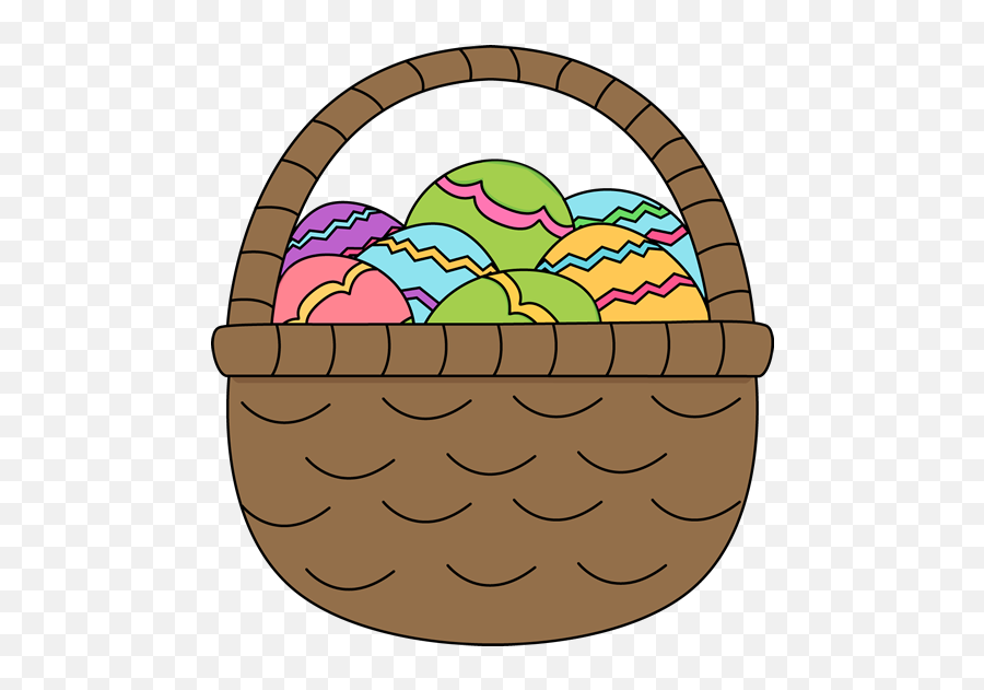 Easter Egg Clip Art - Easter Basket Cute Clipart Emoji,Easter Clipart