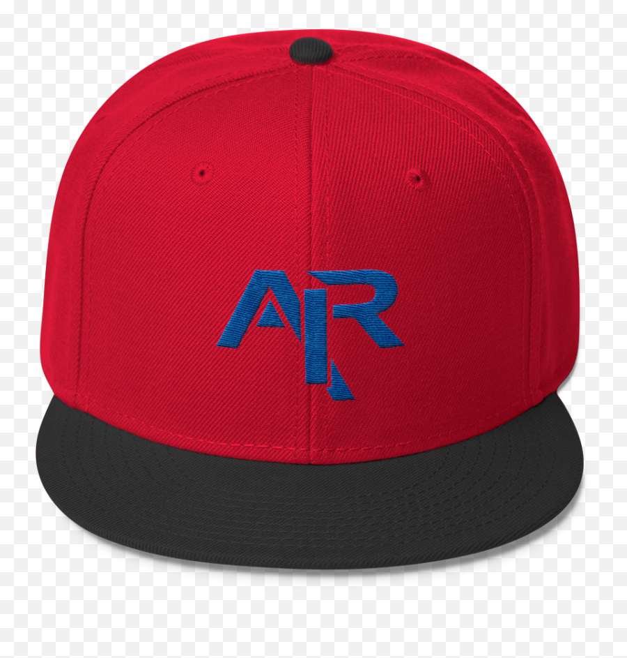 Air Royal Blue Logo Snapback Wool Blend Baseball Hat - Free Shipping Emoji,Red And Blue Logo