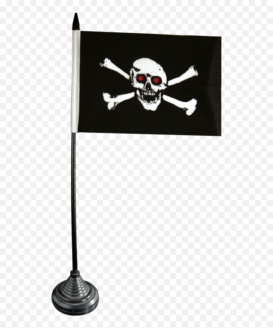 Download Pirate With Red Eyes Table Flag - Skull Red Eyes Emoji,Pirate Flag Png