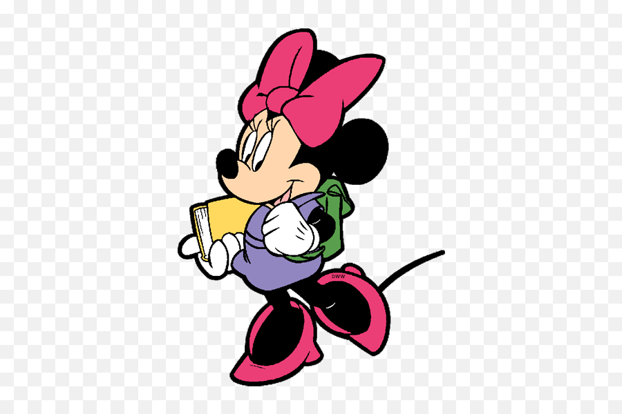 Mickey Mouse Back To School Clipart Emoji,Going Home From School Clipart
