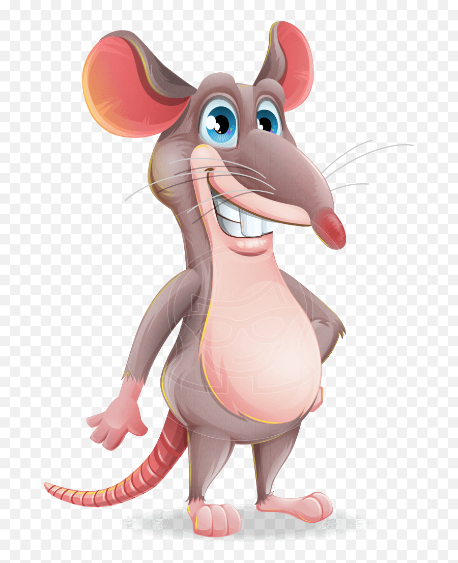 Cartoon Funny Mouse Vector Character Graphicmama - Cartoon Funny Mouse Emoji,Funny Png