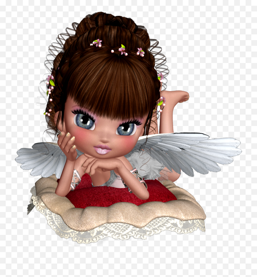 Fairy Dolls Cute Fairy - Anjo Meme Emoji,Angels Png