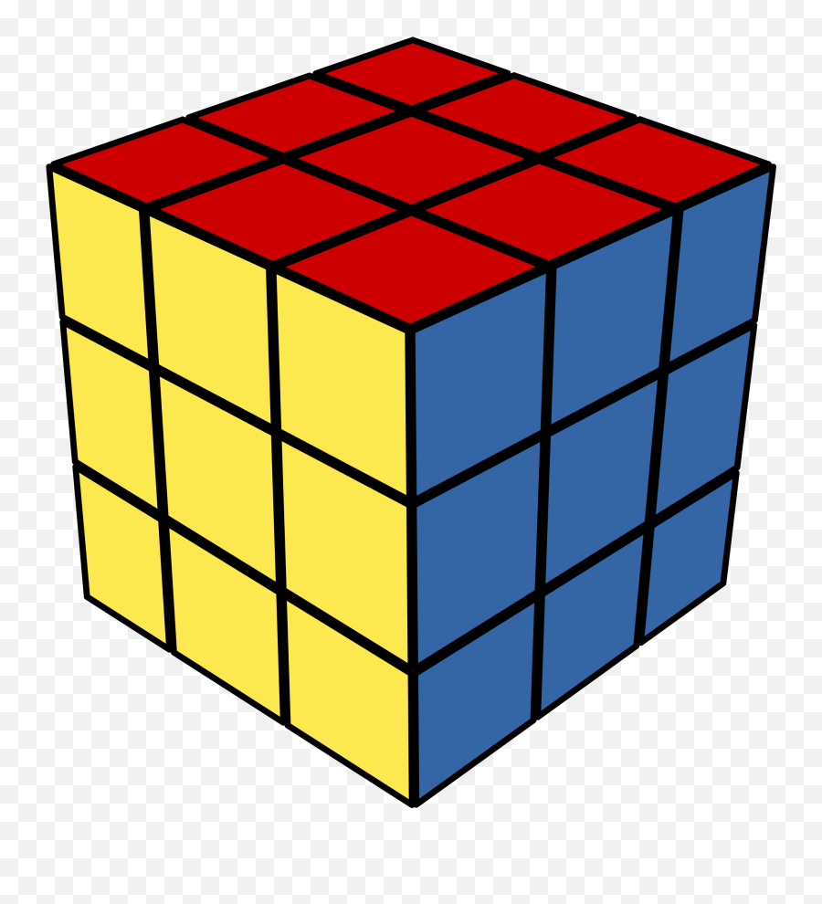 Rubiks Cube Clipart - Cube Clipart Emoji,Cube Clipart