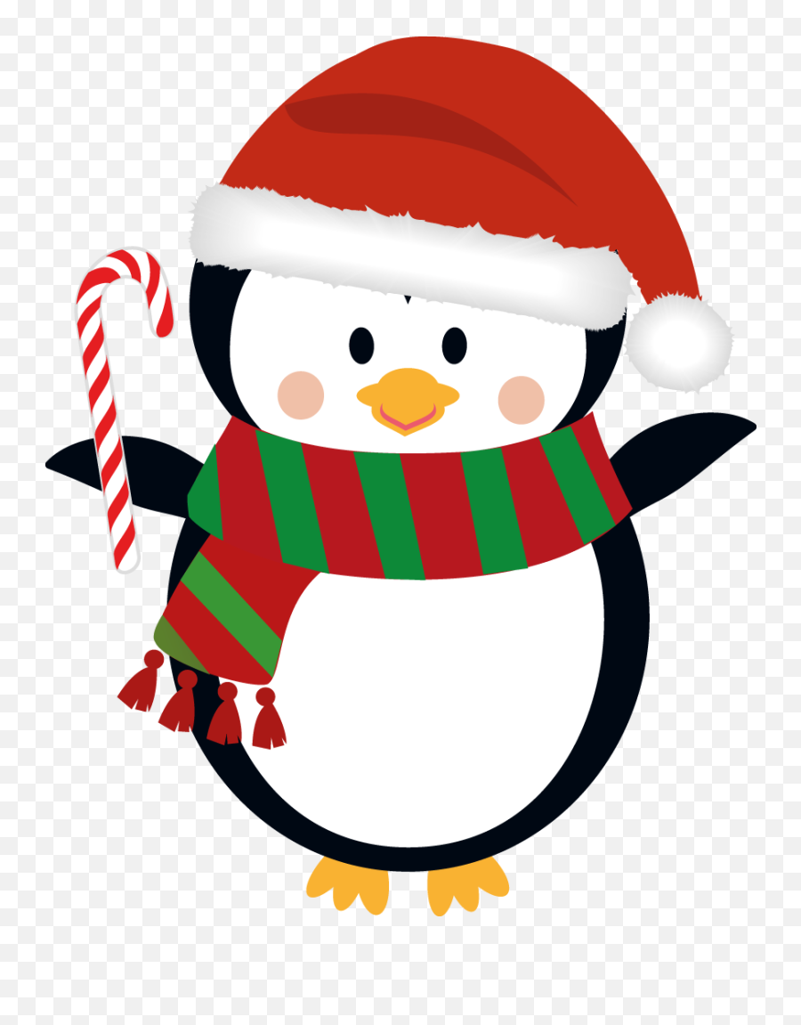 Library Of Cute Penguin Christmas Clip - Clip Art Christmas Penguin Emoji,Cute Christmas Clipart