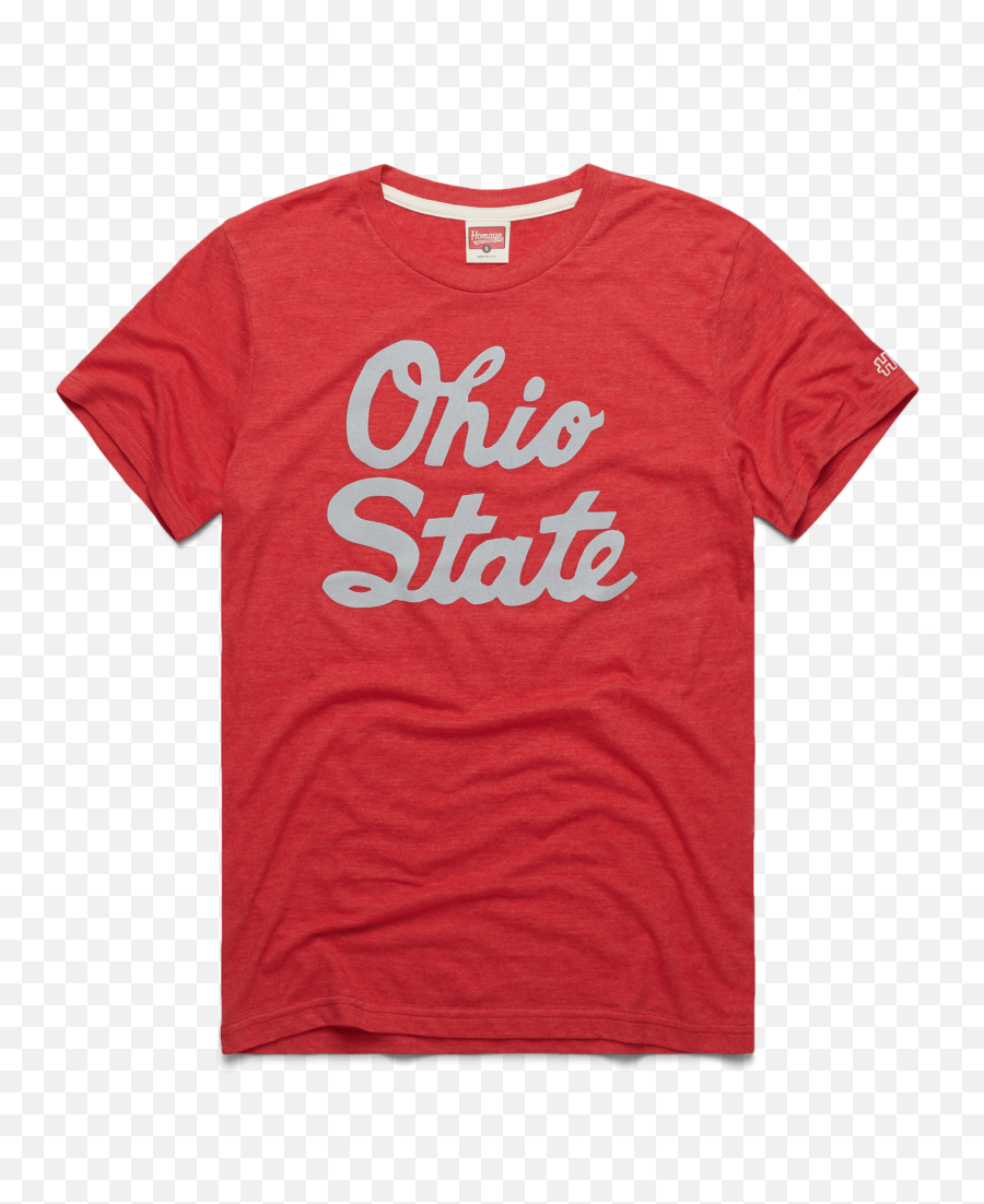 Osu 1942 Ohio State University Retro - Short Sleeve Emoji,Ohio State Football Logo