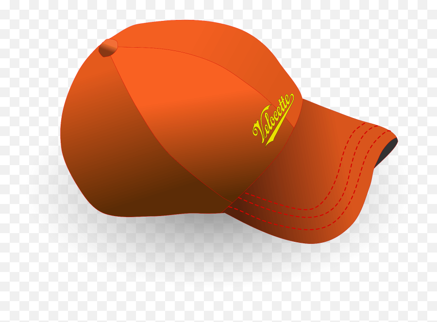 Download Hd Orange Nike Logo Png Image Information Nike Hat - Baseball Hat Clip Art Emoji,Nike Logo Png