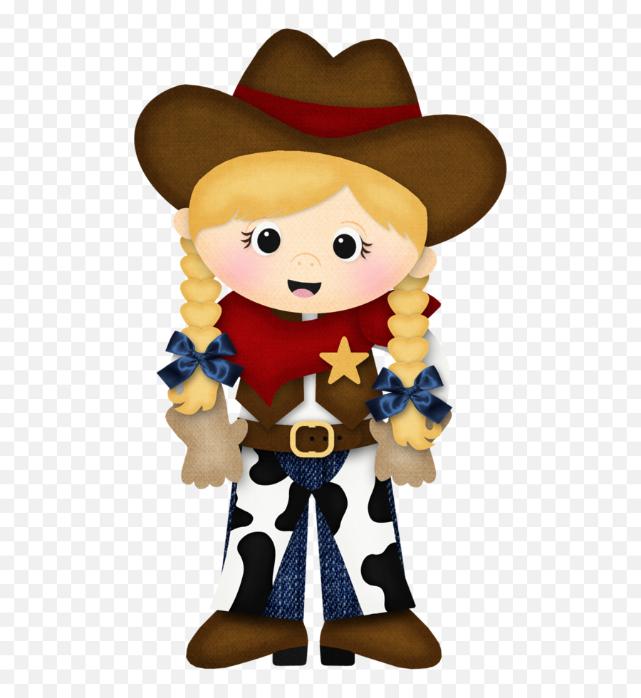Fotki Cowboy Theme Western Theme Cowboy Girl Western - Imagen De Vaquera Animado Emoji,Western Clipart