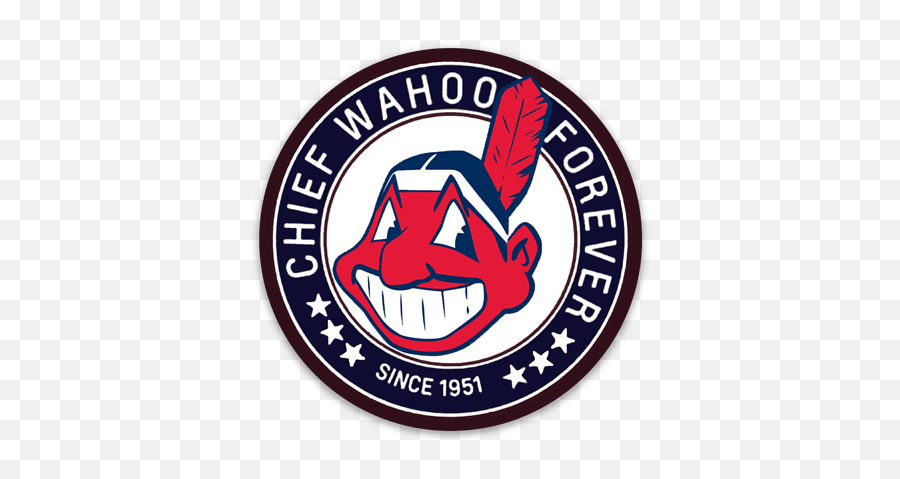 Cleveland Indians Chief Wahoo Forever - Cafe Emoji,Chief Logo