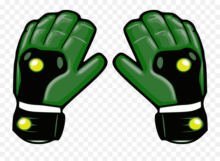 Goalkeeper Glove Clipart - Goalkeeper Gloves Clipart Emoji,Glove Clipart