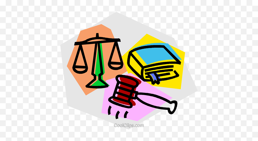 Gavel Law Book And Scales Of Justice - Actions That Are Not Permitted By Our Laws Emoji,Laws Clipart