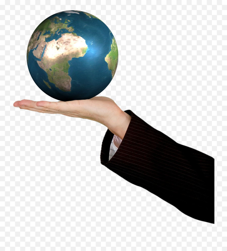 Business Woman Holding The World Png - Holding A World Png Emoji,World Png