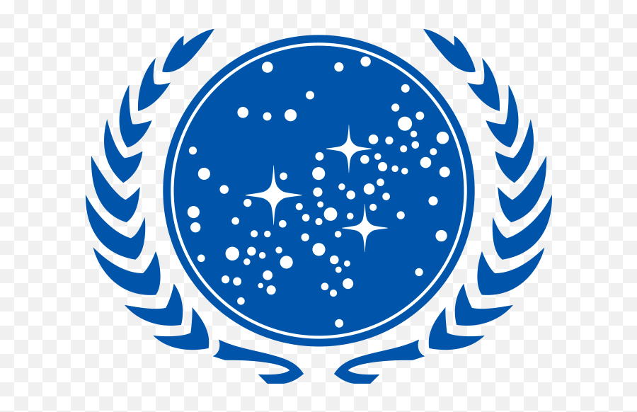 Star Trek Federation Symbol - United Federation Of Planets Transparent Emoji,Star Trek Federation Logo