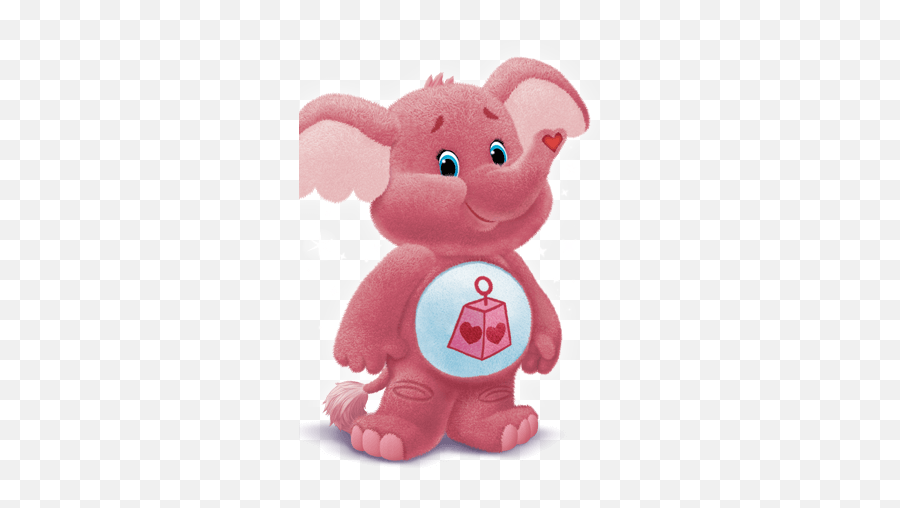 Pink Elephant Care Bear Emoji,Care Bear Png