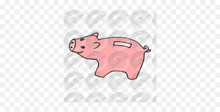 Bank Picture For Classroom Therapy Use - Great Bank Clipart Domestic Pig Emoji,Bank Clipart