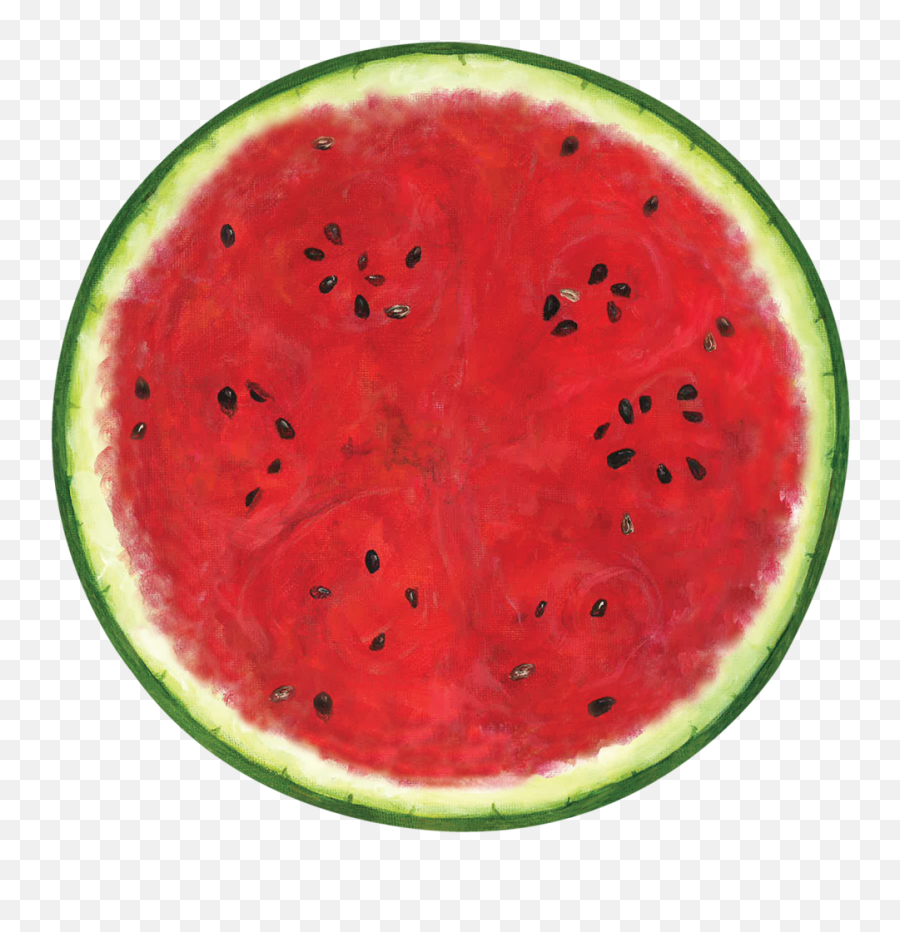 Die - Cut Watermelon Placemat Emoji,Watermelon Transparent Background