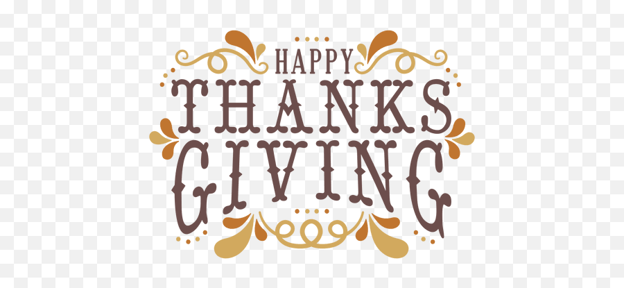 Happy Thanksgiving Badge - Transparent Png U0026 Svg Vector File Happy Thanksgiving Png Emoji,Thanksgiving Png
