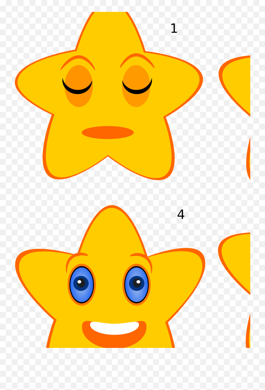 Clipart - Animated Sleeping Star Clipart Best Clipart Best Emotions Stars Emoji,Wake Up Clipart