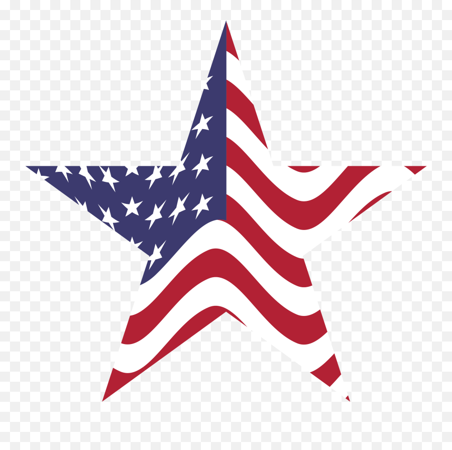 Free Us Flag Clip Art Download Free Clip Art Free Clip Art - American Flag Star Transparent Background Emoji,Flag Clipart