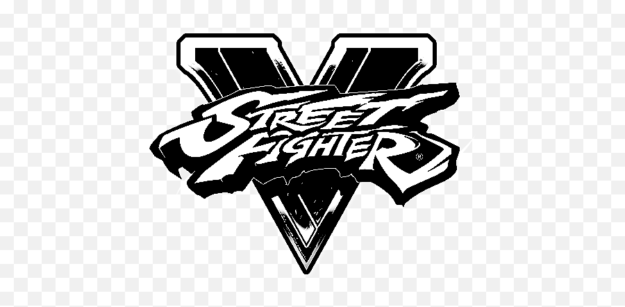Street Fighter V Logo Transparent Png - Logo Street Fighter V Png Emoji,V Logo